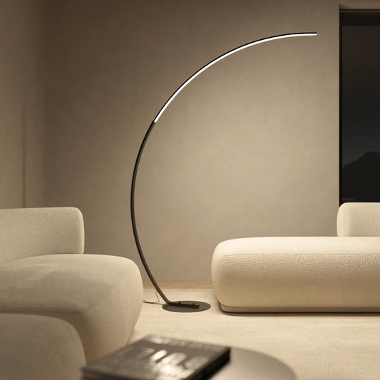 Élégante Lampe LED avec Interrupteur à Pied Confortable
